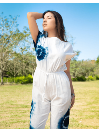 Jumpsuit azul índigo